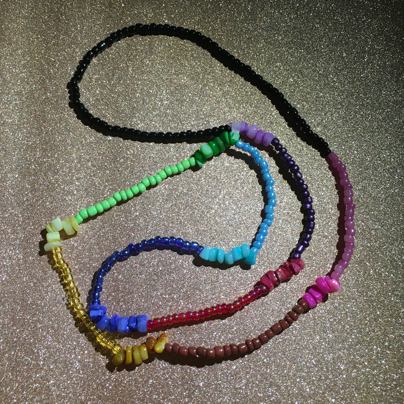 8 Colored Waist beads