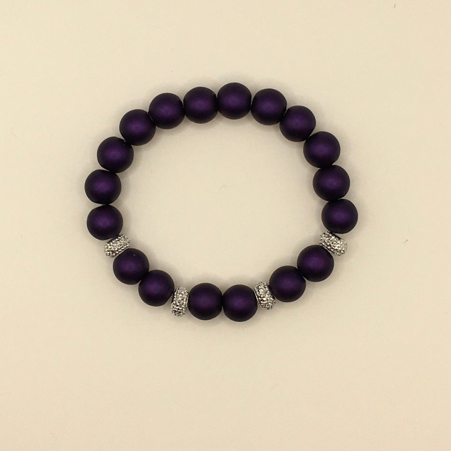 Bling Matte Purple Bracelet