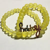 Happy Yellow Charm Bracelet Set
