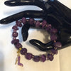 Purple Rocky Heel Bracelet